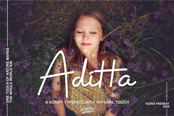 Aditta: The Handwritten Font That Elevates Campaign Design