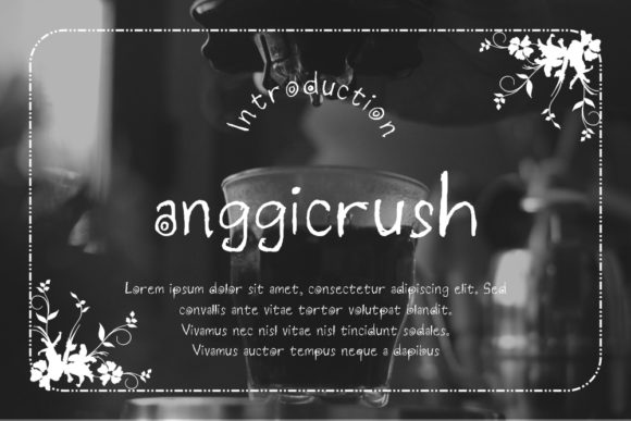 Anggicrush Font: A Sweet Touch for Small Business Branding