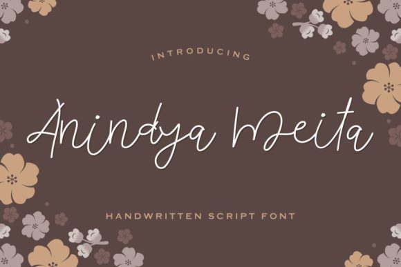 Anindya Meita Font: A Quirky Handwritten Script for Creative Projects