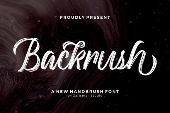 Backrush Font: A Script Handwritten Typeface for Real Business Branding