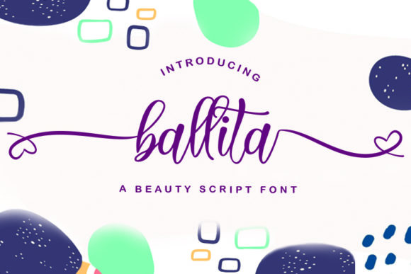 Ballita: A Handwritten Typeface for Elegant Editorial Design