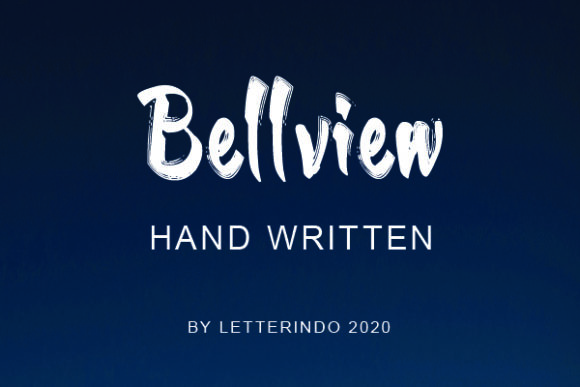 Bellview Font Review: A Script Handwritten Typeface for Creative Projects