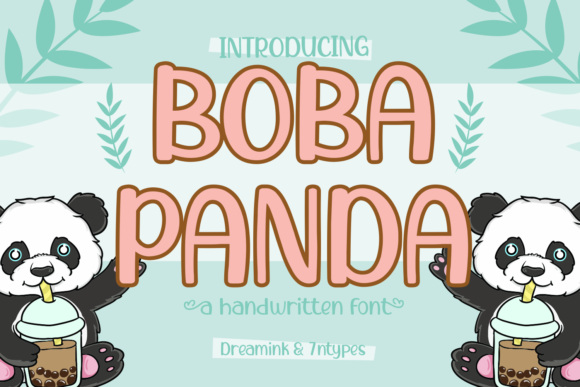 Boba Panda Font for Vibrant and Versatile Branding
