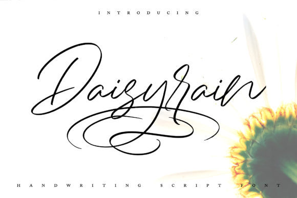 Daisy Rain Font: Elevate Your Brand with Timeless Handwritten Style