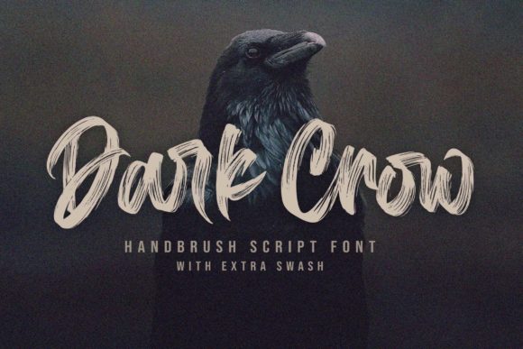Dark Crow Font: A Handwritten Script for Creative Makers