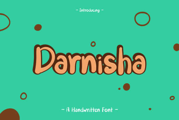 Darnisha: A Handwritten Script Font for Creative Publishing