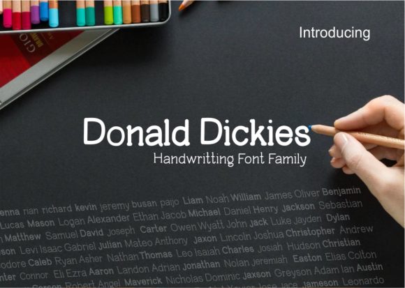 Donald Dickies Font Review