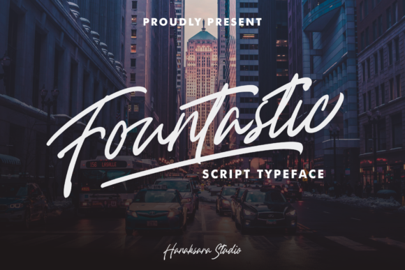 Fountastic Font for Creative Designers and Makers