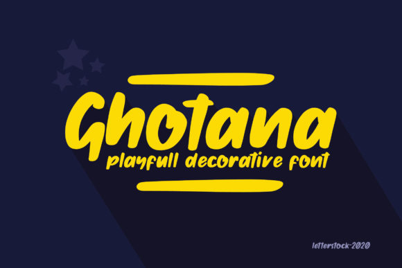 Ghotana Font: A Handwritten Typeface for Bold Editorial Design