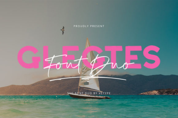 Glegtes Duo Font: Modern Luxury for Marketing Designs
