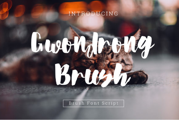 Gwondrong Brush: A Handwritten Font for Captivating Campaigns