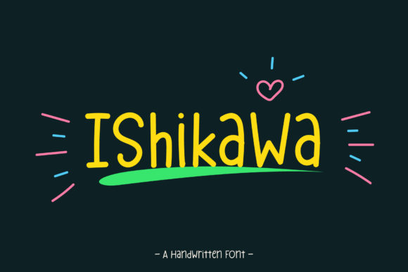 Ishikawa Font: A Handwritten Typeface for Polished Branding
