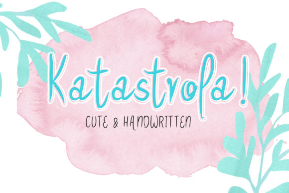 Katastrofa Font for Handmade Summer Crafts