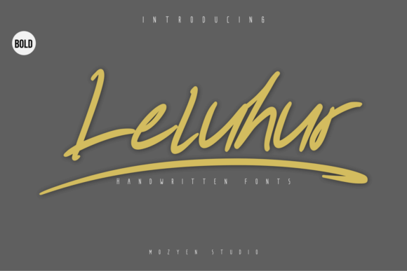 Leluhur Bold Font for Modern Web Design and Branding