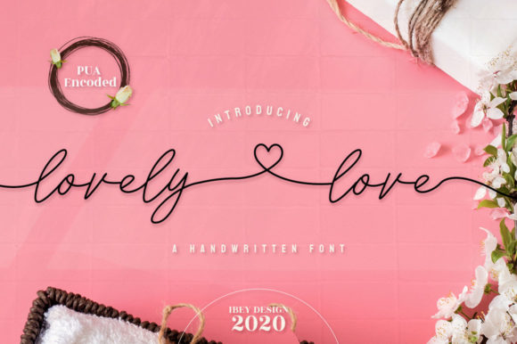 Lovely Love Font Adds Charming Elegance to Handmade Designs