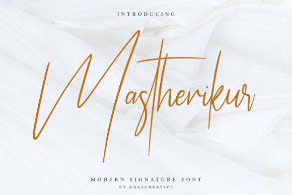 Mastherikur Font: A Timeless Handwritten Typeface for Modern Branding