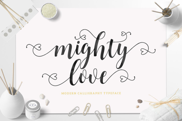 Mighty Love Font for a Polished Brand Look