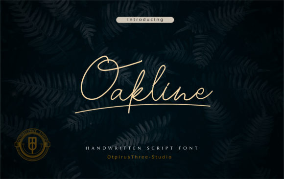 Oakline Font: A Casual Script for Creative Makers
