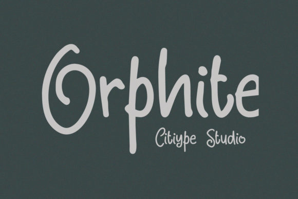 Orphite Font: A Handwritten Typeface That Elevates Brand Identity