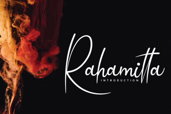 Rahamitta: A Delicate Handwritten Font for Modern Web Design