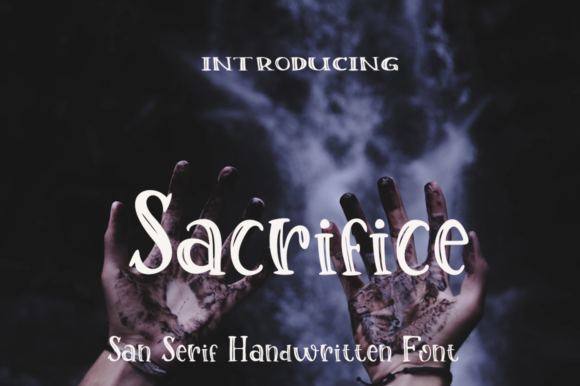 Sacrifice Font: Elevate Your Brand with Handwritten Typography