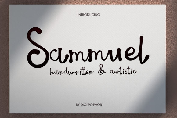 Sammuel Font: A Handwritten Script for Digital Branding and Creative Web Design