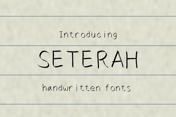 Seterah Font Adds Artistic Flair to Branding Projects