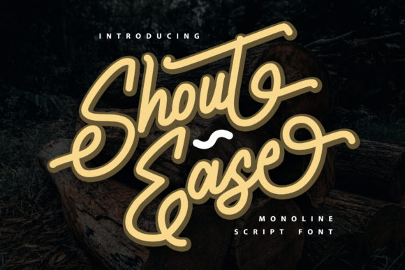 Shout Ease: A Script Font for Elegant Editorial Design