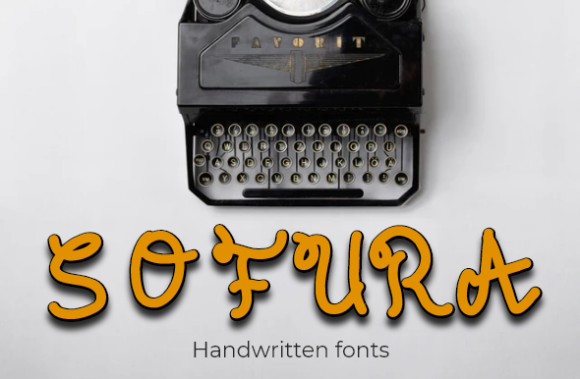 Sofura Font for Quirky and Relaxed Editorial Design