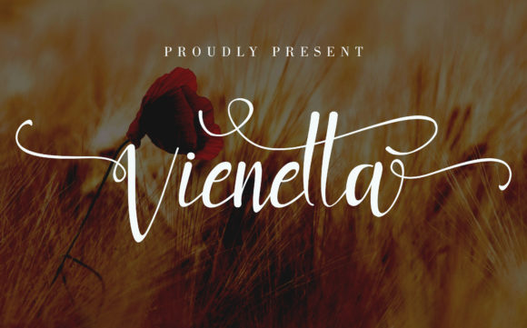 Vienetta: A Script Handwritten Font for Romantic Typography