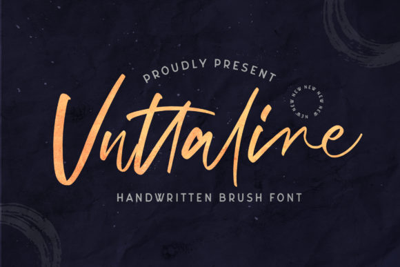 Vuttaline: A Handwritten Font That Elevates Craft Projects