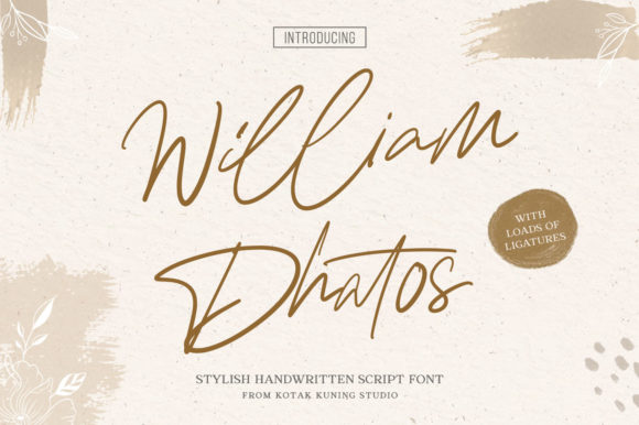 William Dhatos Font: A Polished Touch for Small Business Branding