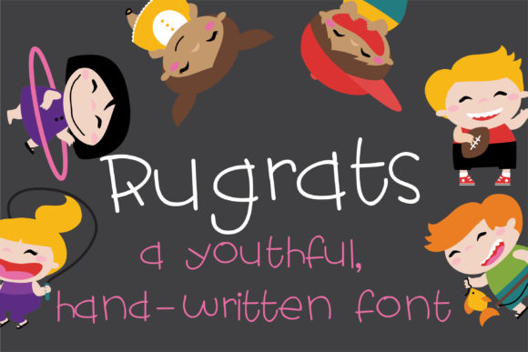 ZP Rugrats: A Handwritten Font for Engaging Editorial Design